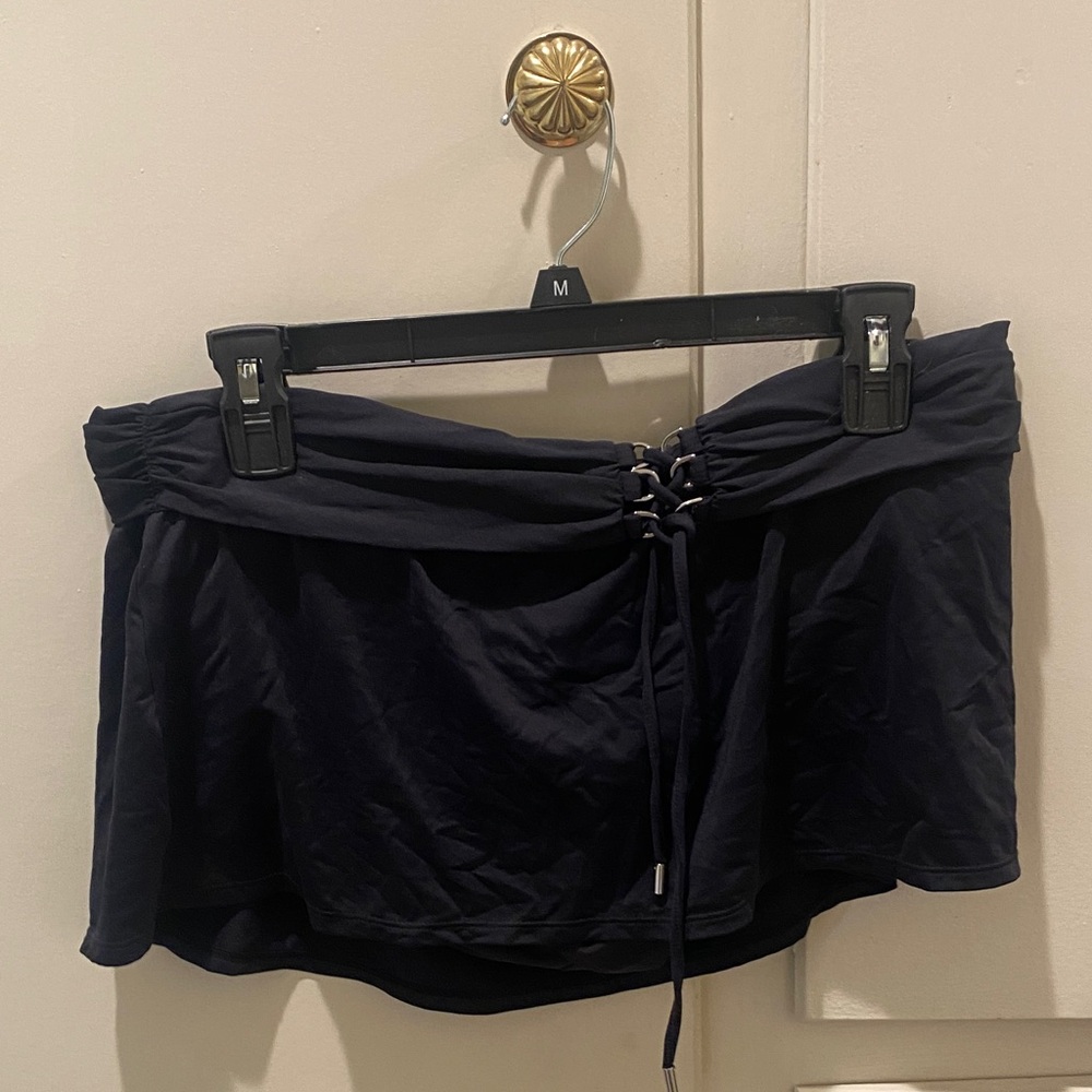 Bleu Rod Beattie Black Swim Skirt Size 14/Large
